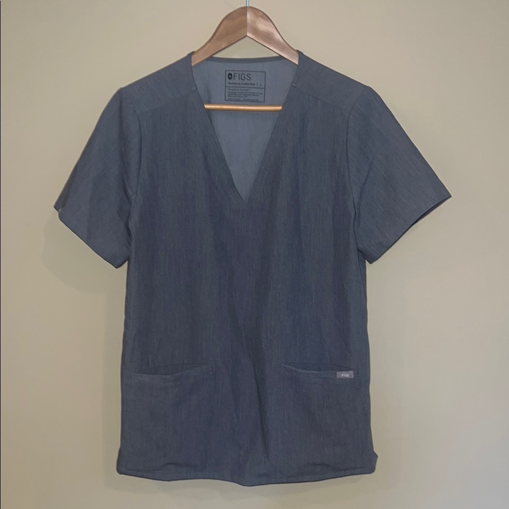 Figs Gray Short Sleeve Technical Collection